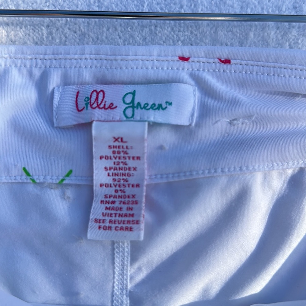 Lillie Green athletic golf skort - golf clubs XL - Picture 5 of 5